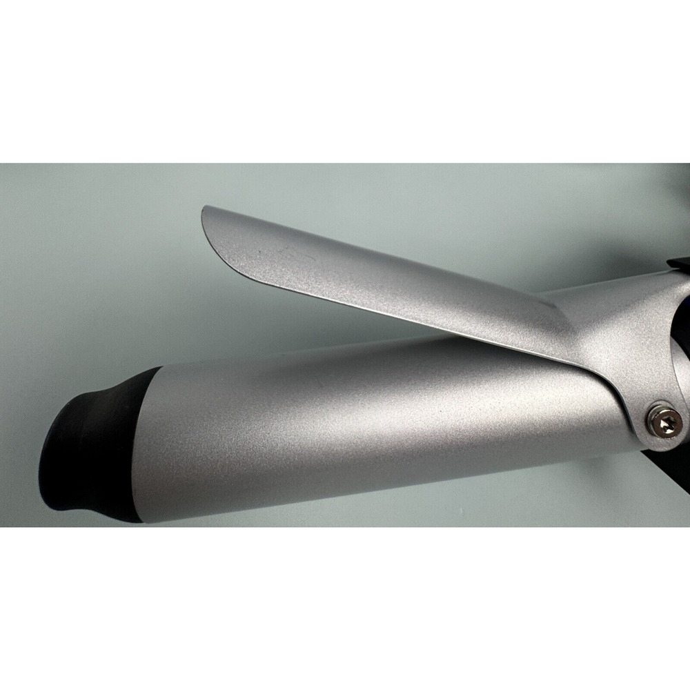 Remington 1 1/4" Ceramic Clipped Curling Iron Wand Relaxed Curls Purple - Picture 6 of 10